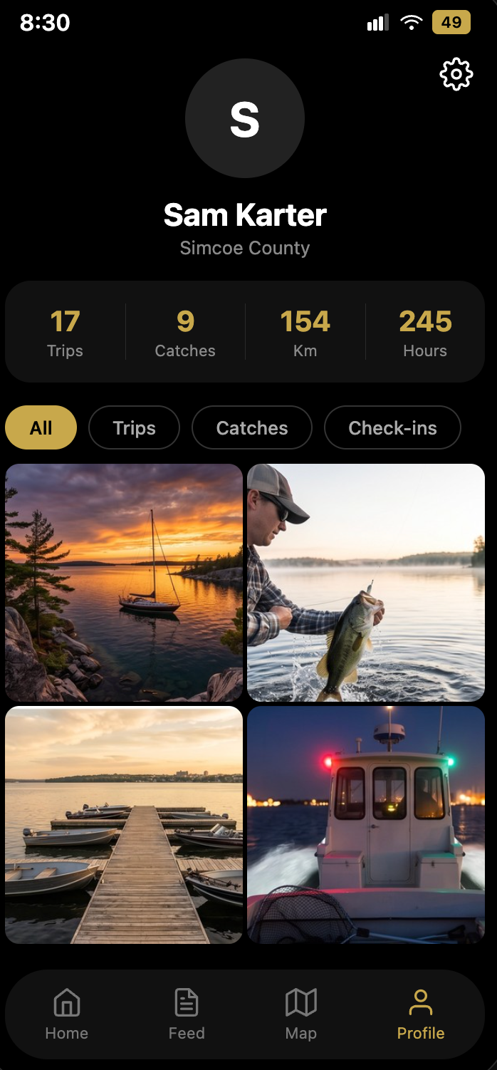 Profile and logbook